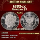 1882-cc Morgan Dollar $1 ms64+ DMPL SEGS