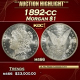 1892-cc Morgan Dollar $1 ms66 SEGS