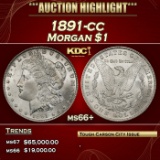1891-cc Morgan Dollar $1 ms66+ SEGS