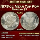 1878-cc Morgan Dollar Near Top Pop $1 ms66+ SEGS