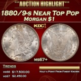 1880/9-s Morgan Dollar Near Top Pop $1 ms67+ SEGS