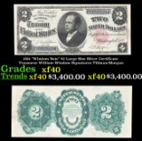 1891 $2 Large Size Silver Certificate 
