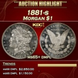 1881-s Morgan Dollar $1 ms65+ dmpl SEGS