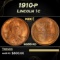 1910-p Lincoln Cent 1c Grades ms66 rd
