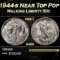 1944-s Walking Liberty Half Dollar Near Top Pop 50c Grades ms66