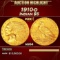 1910-d Gold Indian Half Eagle $5 ms64 USCG