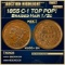 1855 Braided Hair Half Cent C-1 TOP POP! 1/2c ms66+ bn SEGS