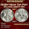 1938-p Walking Liberty Half Dollar Near Top Pop! 50c ms67+ SEGS