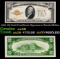 1928 $10 Gold Certificate Signatures Woods/Mellon Grades au58