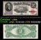 1917 $2 Large Size Legal Tender Note Thomas Jefferson Grades vf25 Signatures Speelman/White