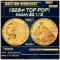 1928-p Gold Indian Quarter Eagle TOP POP! $2 1/2 ms66+ USCG
