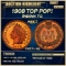 1908 Proof Indian Cent TOP POP! 1c pr67+ rb SEGS