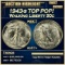 1943-s Walking Liberty Half Dollar TOP POP! 50c ms67+ SEGS