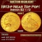 1913-p Gold Indian Quarter Eagle Near Top Pop! $2 1/2 ms66 USCG