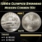 1996-s Olympics Swimming Modern Commem Half Dollar 50c ms70 SEGS