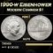 1990-w Eisenhower Modern Commem Dollar $1 ms70 SEGS