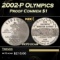 2002-P Olympics Proof Modern Commem Dollar $1 pr70 dcam SEGS