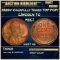 1929-p Lincoln Cent Colrfully Toned TOP POP! 1c ms67 rb SEGS