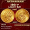 1861-p Gold Liberty Double Eagle $20 ms64+ SEGS