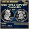 1956 Type 2 Proof Franklin Half Dollar TOP POP! 50c pr69 DCAM SEGS