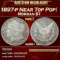 1897-p Morgan Dollar Near Top Pop! $1 ms66+ dmpl SEGS