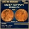 1934-p Lincoln Cent TOP POP! 1c ms68+ rd SEGS