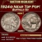 1924-d Buffalo Nickel Near Top Pop! 5c ms65+ SEGS