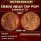 1930-s Lincoln Cent Near Top Pop! 1c ms66+ rd SEGS