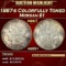 1887-s Morgan Dollar Colorfully Toned $1 ms65+ SEGS