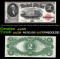 1917 $2 Large Size Legal Tender Note Thomas Jefferson Grades au53 Signatures Speelman/White