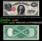 1917 $1 Large Size Legal Tender Note Grades au55 Signatures Speelman/White