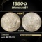 1880-o Morgan Dollar $1 Grades ms63