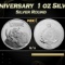 2021 Shrek 20th Anniversary  1 oz Silver $2 Niue BU Coin