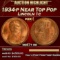 1934-p Lincoln Cent Near Top Pop 1c ms67+ rd SEGS