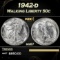 1942-d Walking Liberty Half Dollar 50c Grades ms67