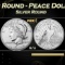 1 oz Silver Round - Peace Dollar Style