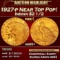 1927-p Gold Indian Quarter Eagle Near Top Pop! $2 1/2 ms65+ SEGS