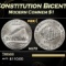 1987-p Constitution Bicentennial Modern Commem Dollar $1 ms70 SEGS