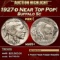 1927-d Buffalo Nickel Near Top Pop! 5c ms65+ SEGS