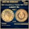 1901 Proof Liberty Nickel Colorfully Toned TOP POP! 5c pr68 SEGS