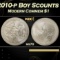 2010-p Boy Scounts Modern Commem Dollar $1 ms70 SEGS