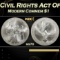 2014-P Civil Rights Act Of 1964 Modern Commem Dollar $1 ms70 SEGS
