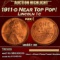 1911-d Lincoln Cent Near Top Pop! 1c ms66+ rd SEGS