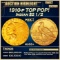 1910-p Gold Indian Quarter Eagle TOP POP! $2 1/2 ms66+ USCG