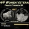 1994-P Women Veterans Proof Modern Commem Dollar $1 pr70 dcam SEGS