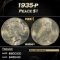 1935-p Peace Dollar $1 Grades ms64+