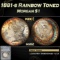 PCGS 1881-s Morgan Dollar Rainbow Toned $1 ms62 PCGS