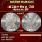 1878-p Rev '79 Morgan Dollar $1 ms64+ SEGS