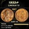 1933-p Lincoln Cent 1c ms66+ rd SEGS