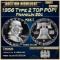 1956 Type 2 Proof Franklin Half Dollar TOP POP! 50c pr69 DCAM SEGS